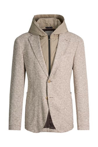 JOOP! Casual-Sakko Hoodney beige meliert Slim Fit