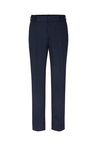 JOOP! Stoffhose Baxx navy gemustert Slim