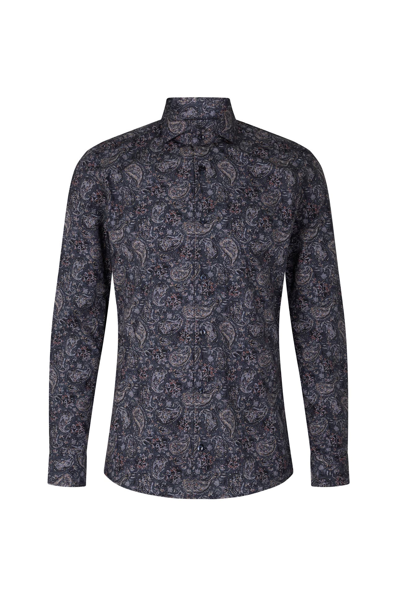 JOOP! Hemd Pares dunkelblau gemustert Slim Fit, Bild 1
