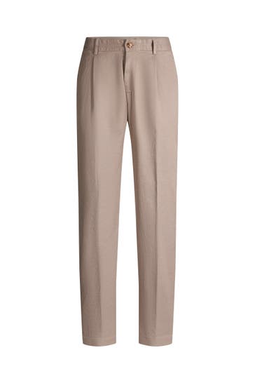 JOOP! Business-Hose Lexter beige Wide/ Loose Fit