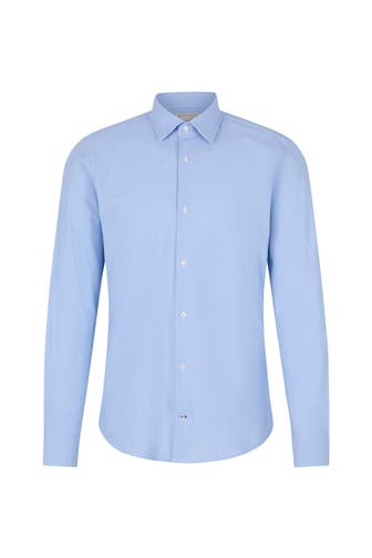 JOOP! Business-Hemd Travel Pit blau Slim Fit