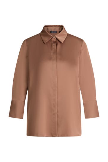 JOOP! Casual-Bluse Bärbel hellbraun