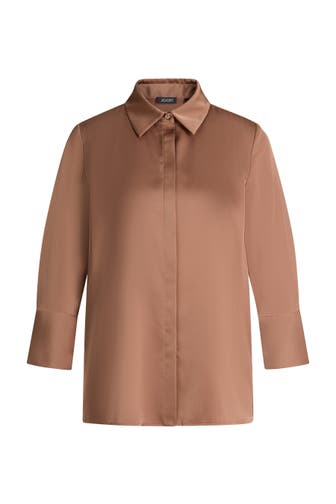 JOOP! Casual-Bluse Bärbel hellbraun