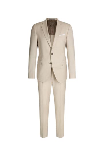 JOOP! Anzug Howlin-Rennet hellbeige Slim Fit