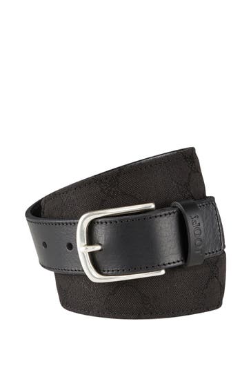JOOP! Casual-Gürtel Cornflower-Ledergürtel in Schwarz schwarz