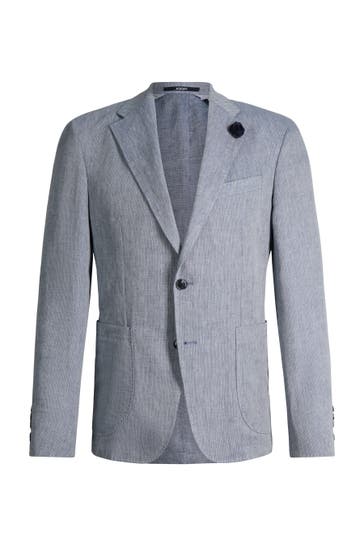 JOOP! Casual-Sakko Hoverest mittelblau Regular Fit