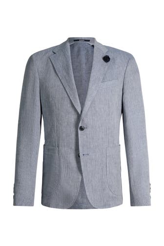 JOOP! Casual-Sakko Hoverest mittelblau Regular Fit