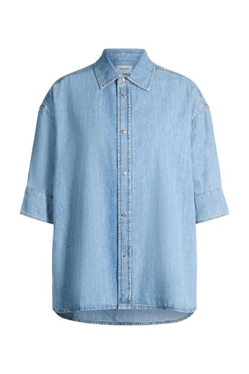 JOOP! Casual-Bluse Uma light blue denim