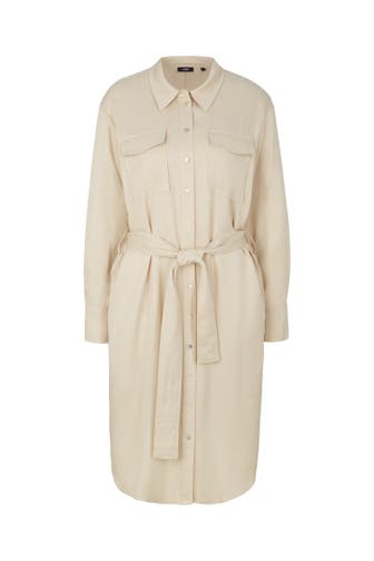 JOOP! Blusenkleid Hemdblusenkleid in Beige beige