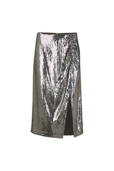 JOOP! Rock Pailletten-Rock in Grau grau