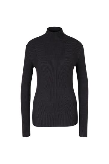 JOOP! Pullover Rollkragenpullover schwarz