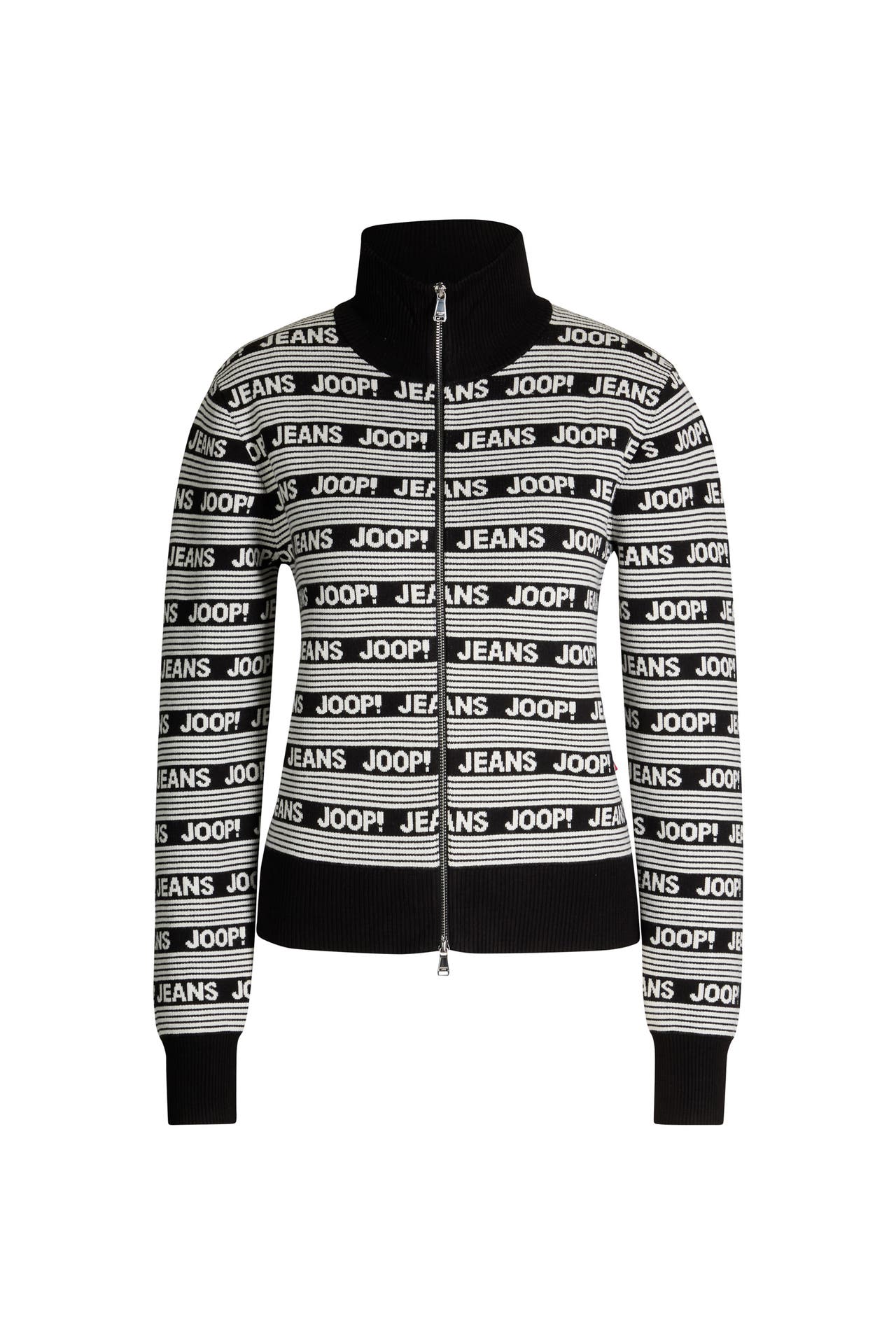 JOOP! Strickjacke Kadri schwarz/weiß gemustert, Bild 1