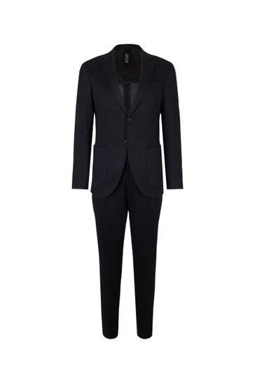 JOOP! Anzug Jersey-Anzug Dash-Bird in Grau dunkelblau Extra Slim Fit