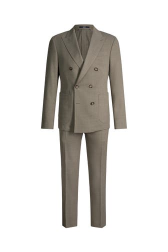 JOOP! Anzug Heazy-Rennet khaki Slim Fit