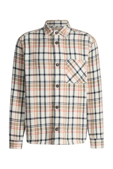JOOP! Overshirt Harvi offwhite kariert