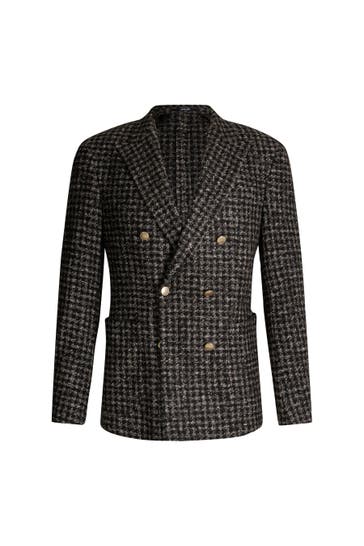 JOOP! Business-Sakko Heazy schwarz/grau gemustert Slim Fit