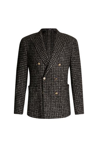 JOOP! Business-Sakko Heazy schwarz/grau gemustert Slim Fit