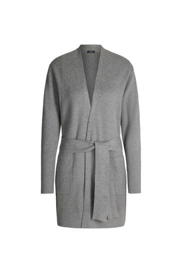 JOOP! Strickjacke Kardi grau