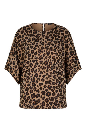 JOOP! Casual-Bluse Bluse in Leo braun/schwarz