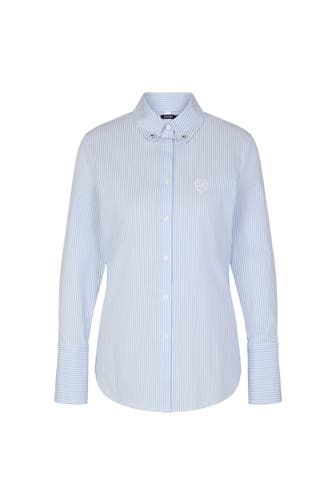 JOOP! Casual-Bluse Barbara hellblau/weiß gestreift