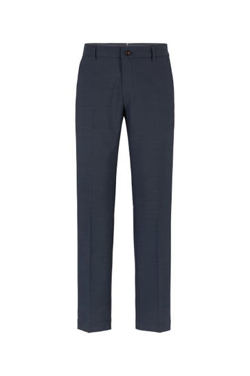 JOOP! Stoffhose Chino Hank in Hellgrau meliert dunkelblau Slim