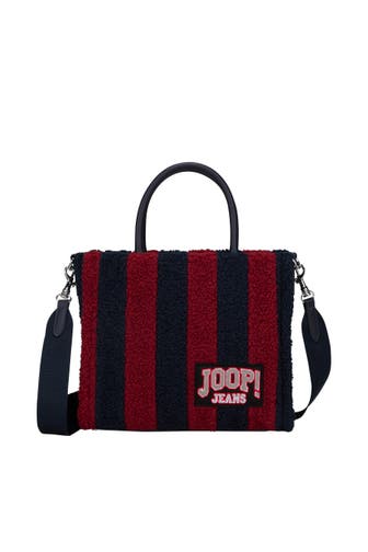 JOOP! Handtasche Squadra Aurelia navy/rot gestreift