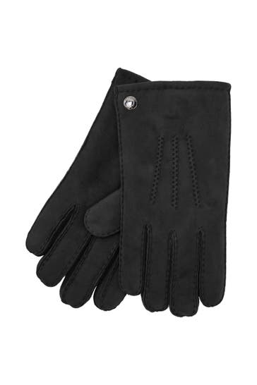 JOOP! Handschuhe Lammfell Handschuhe schwarz