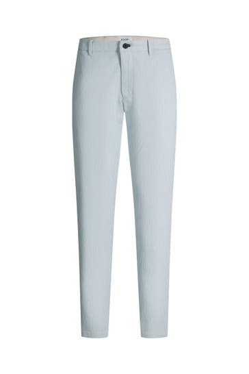 JOOP! Chino Matthew hellblau gemustert Bootcut