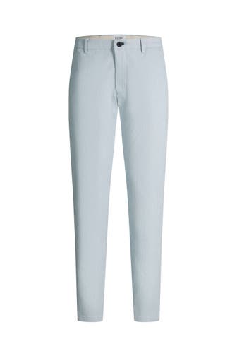 JOOP! Chino Matthew hellblau gemustert Bootcut