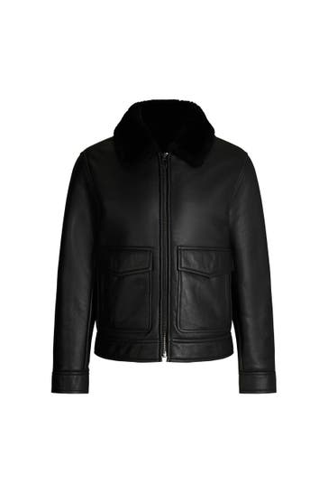 JOOP! Lederjacke Boron schwarz