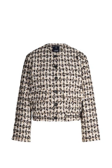 JOOP! Blazer Jenifer champagner/schwarz kariert