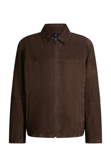 JOOP! Lederjacke Baks dunkelbraun