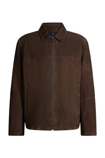 JOOP! Lederjacke Baks dunkelbraun