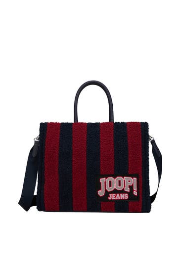 JOOP! Handtasche Squadra Aurelia navy/rot gestreift