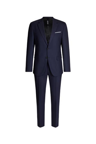 JOOP! Anzug Travel Herby-Blayr dunkelblau Slim Fit