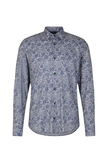 JOOP! Hemd Pit blau Slim Fit