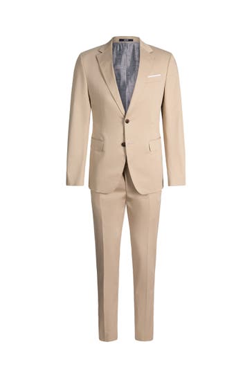 JOOP! Anzug Herby-Blayr hellbeige Slim Fit