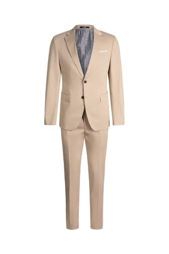 JOOP! Anzug Herby-Blayr hellbeige Slim Fit