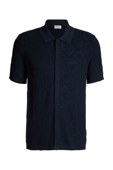 JOOP! Kurzarmhemd Rasmo navy Regular Fit