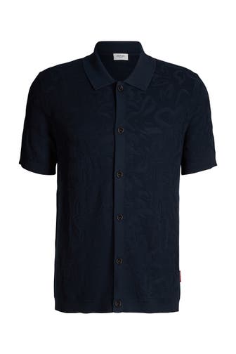 JOOP! Kurzarmhemd Rasmo navy Regular Fit