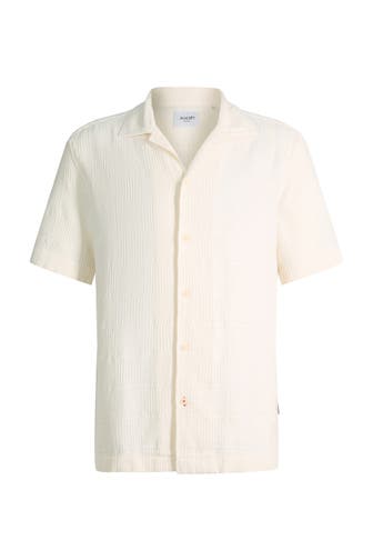 JOOP! Kurzarmhemd Hanau offwhite Regular Fit