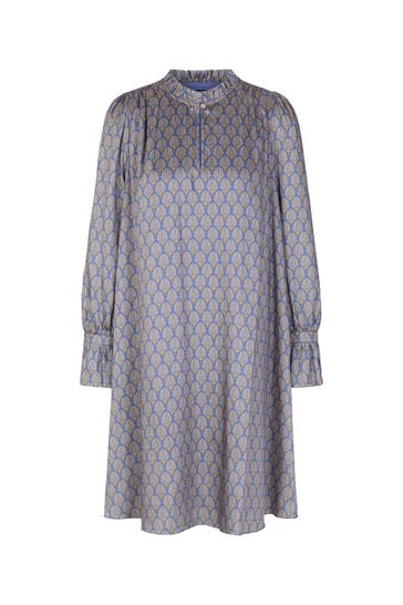 JOOP! Kleid Kleid hellblau/beige/gelb