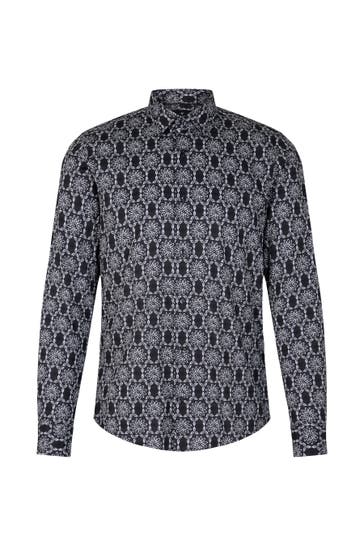 JOOP! Hemd Pit dunkelblau Slim Fit