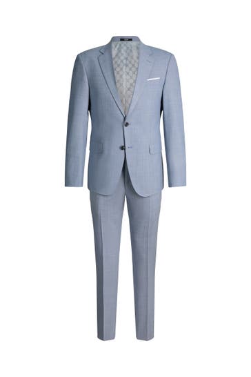 JOOP! Anzug Herby-Blayr pastellblau Slim Fit