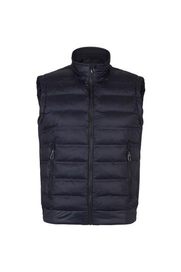 JOOP! Weste Nylon-Steppweste Alco in Navy dunkelblau