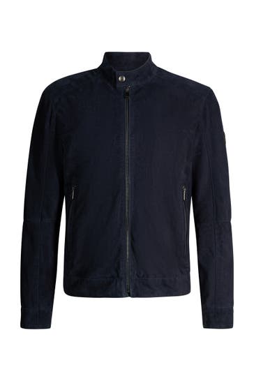 JOOP! Lederjacke Ason navy