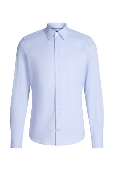 JOOP! Business-Hemd Pierce hellblau Slim Fit
