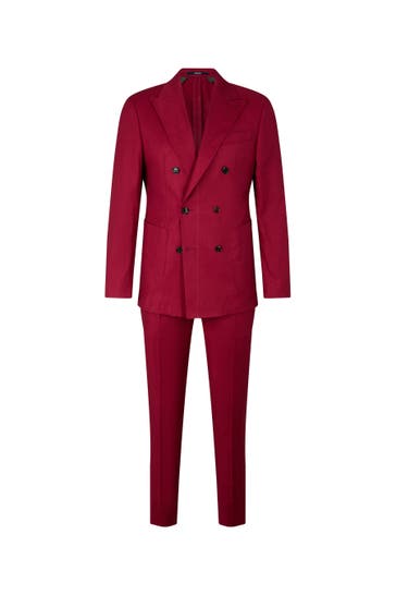 JOOP! Anzug Heazy-Bennet rot Slim Fit