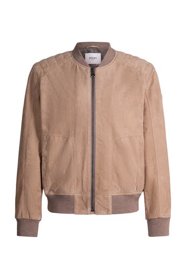 JOOP! Lederjacke Bokston beige