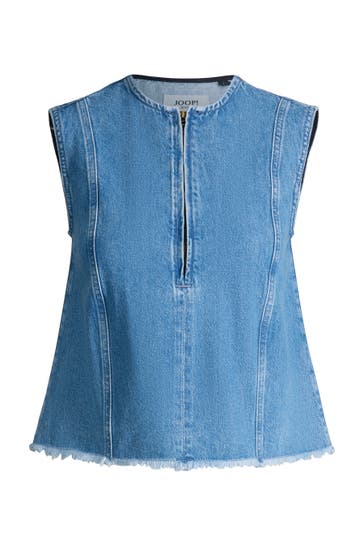 JOOP! Blusenshirt Ute light blue denim